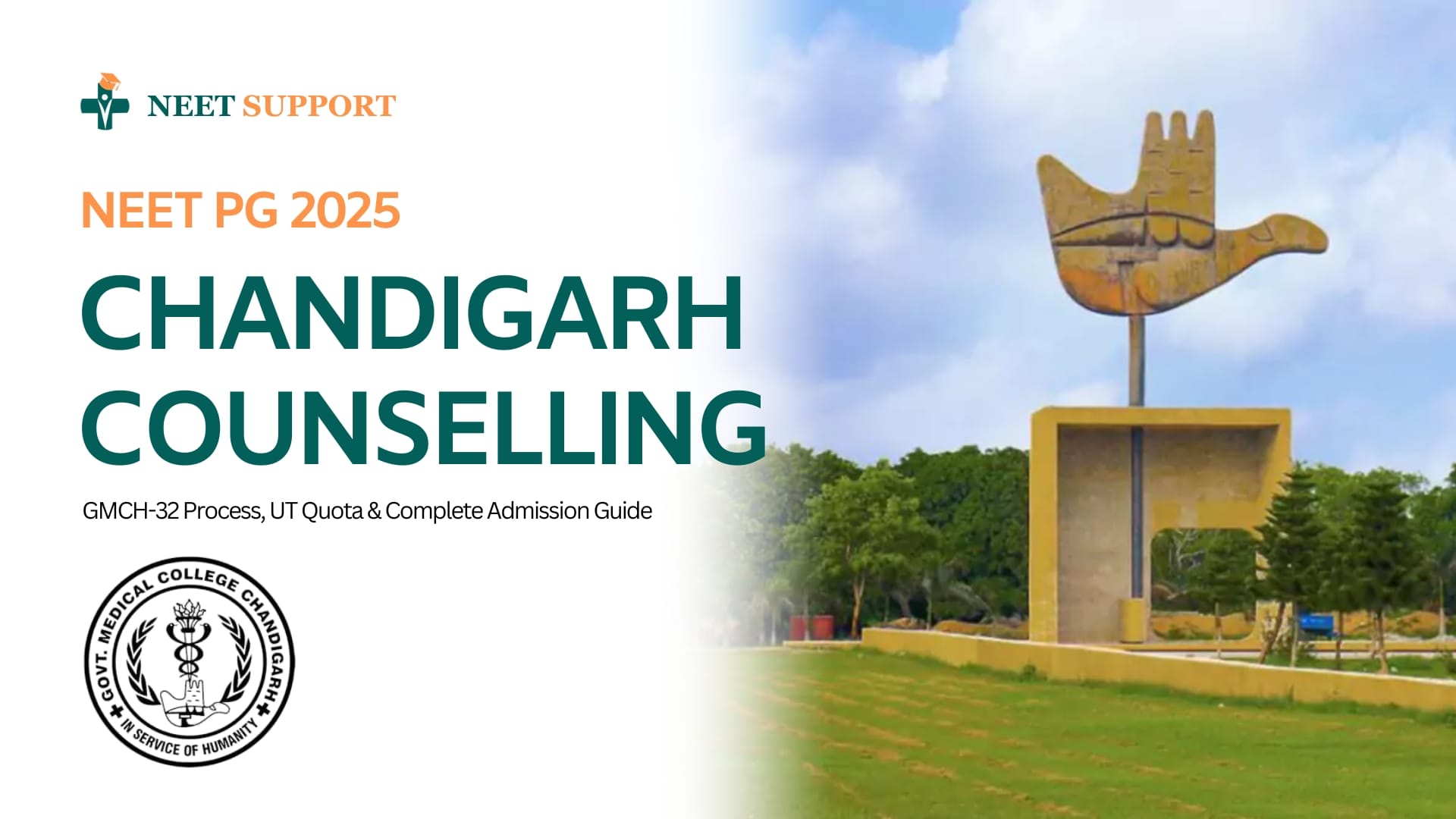 Chandigarh NEET PG Counselling 2025: GMCH-32 Process, UT Quota & Complete Admission Guide