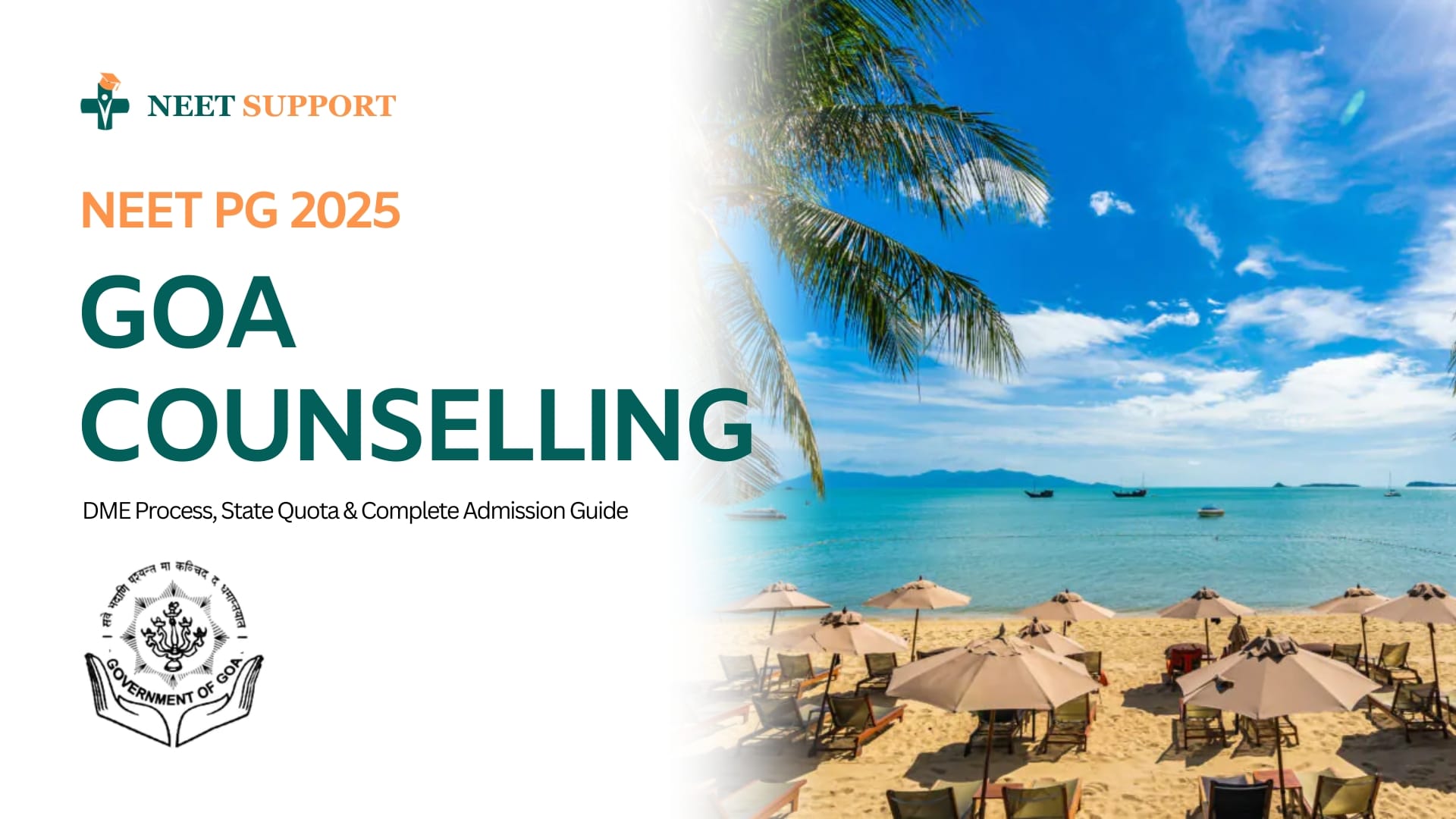 Goa NEET PG 2025: DME Process, State Quota & Complete Admission Guide