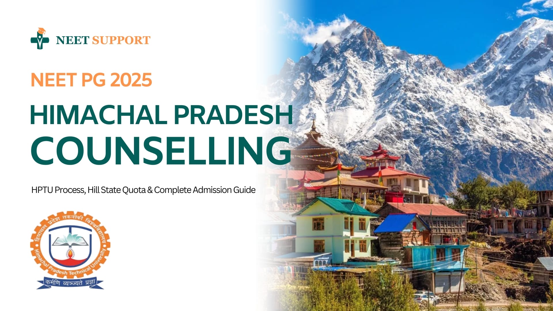 HP NEET PG 2025: HPTU Process, Hill State Quota & Admission Guide