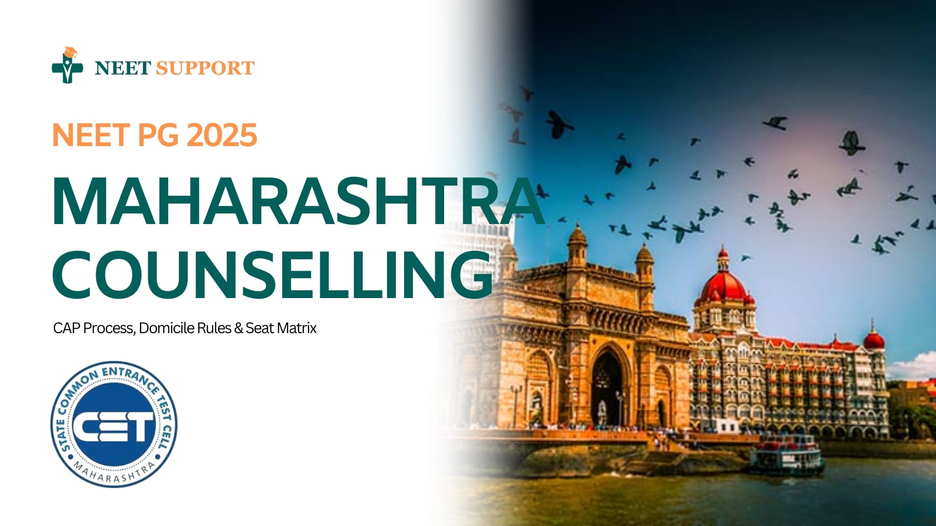 Maharashtra NEET PG Counselling 2025: CAP Process, Domicile Rules & Seat Matrix