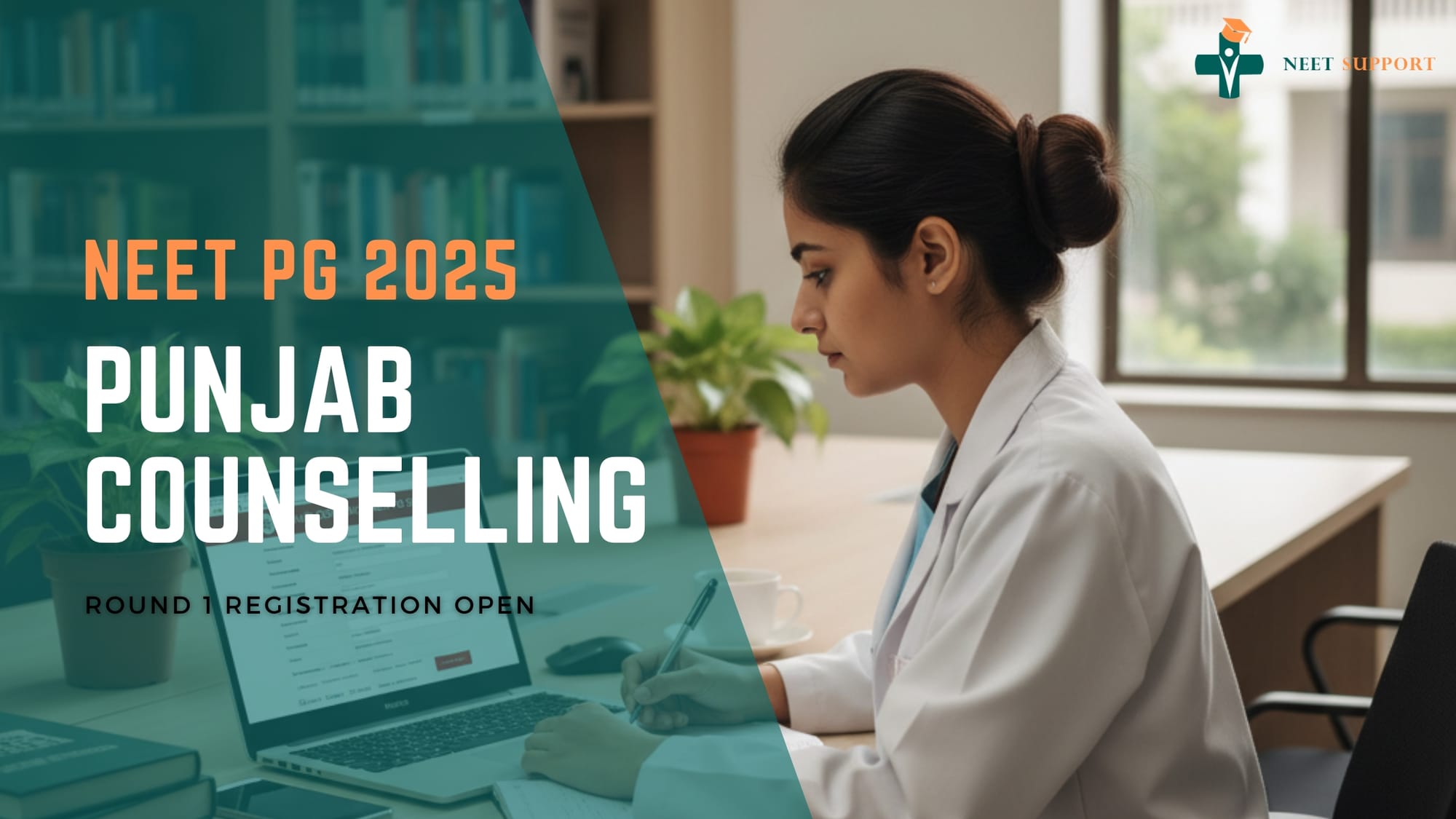 Cover Image for Punjab NEET PG 2025: Round 1 Registration Open – Schedule & Process Guide