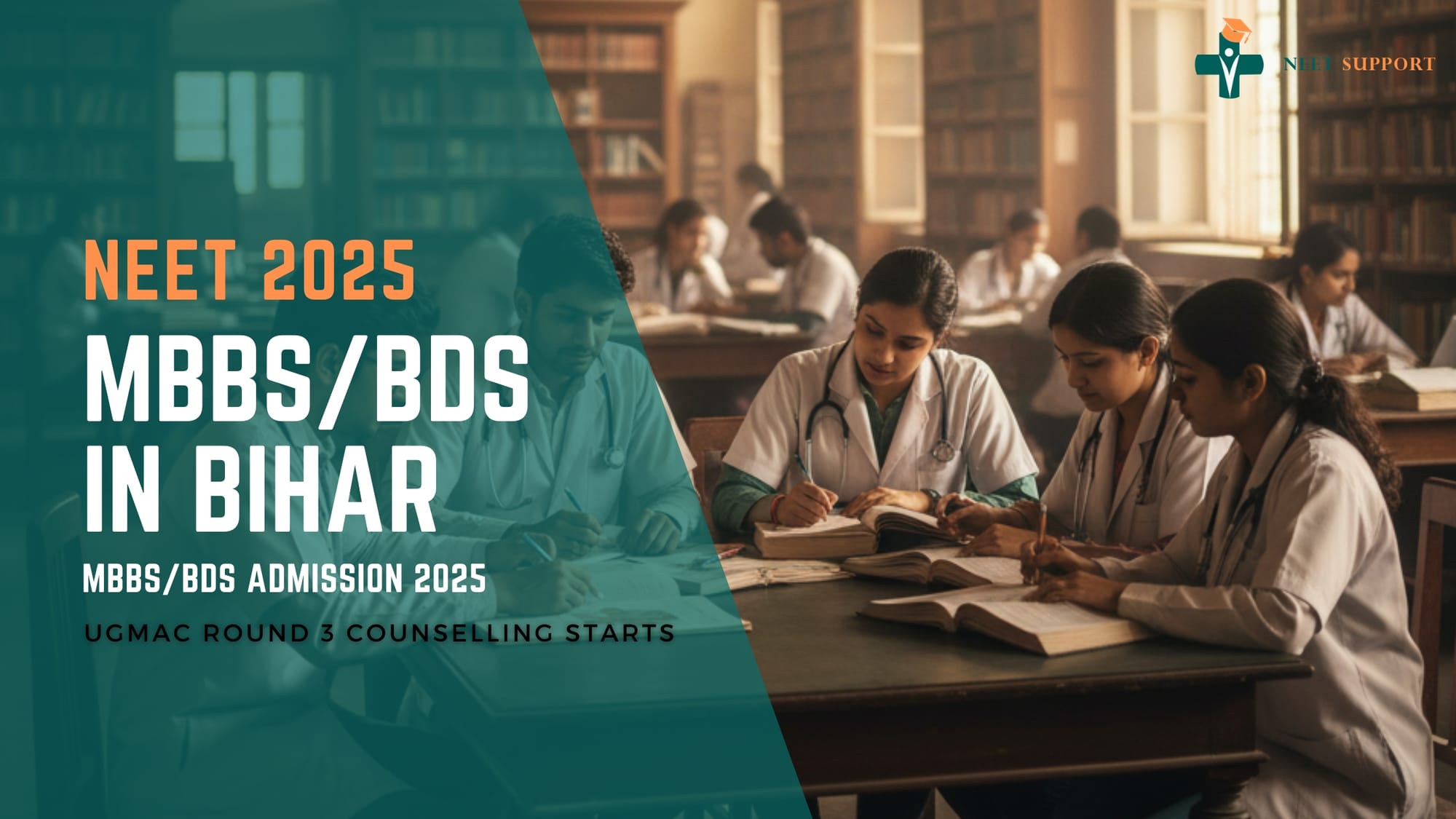 Cover Image for Bihar MBBS/BDS Admission 2025: UGMAC Round 3 Counselling from Oct 25