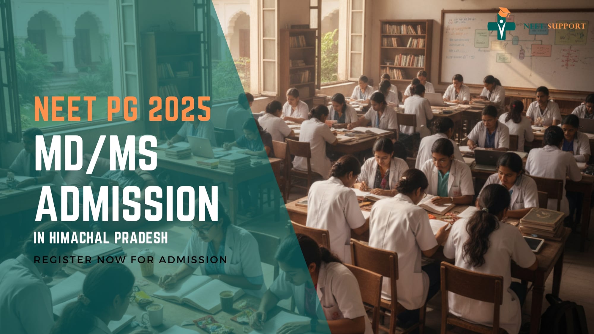 Cover Image for Himachal Pradesh NEET PG Counselling 2025: Register Now for MD/MS Admission