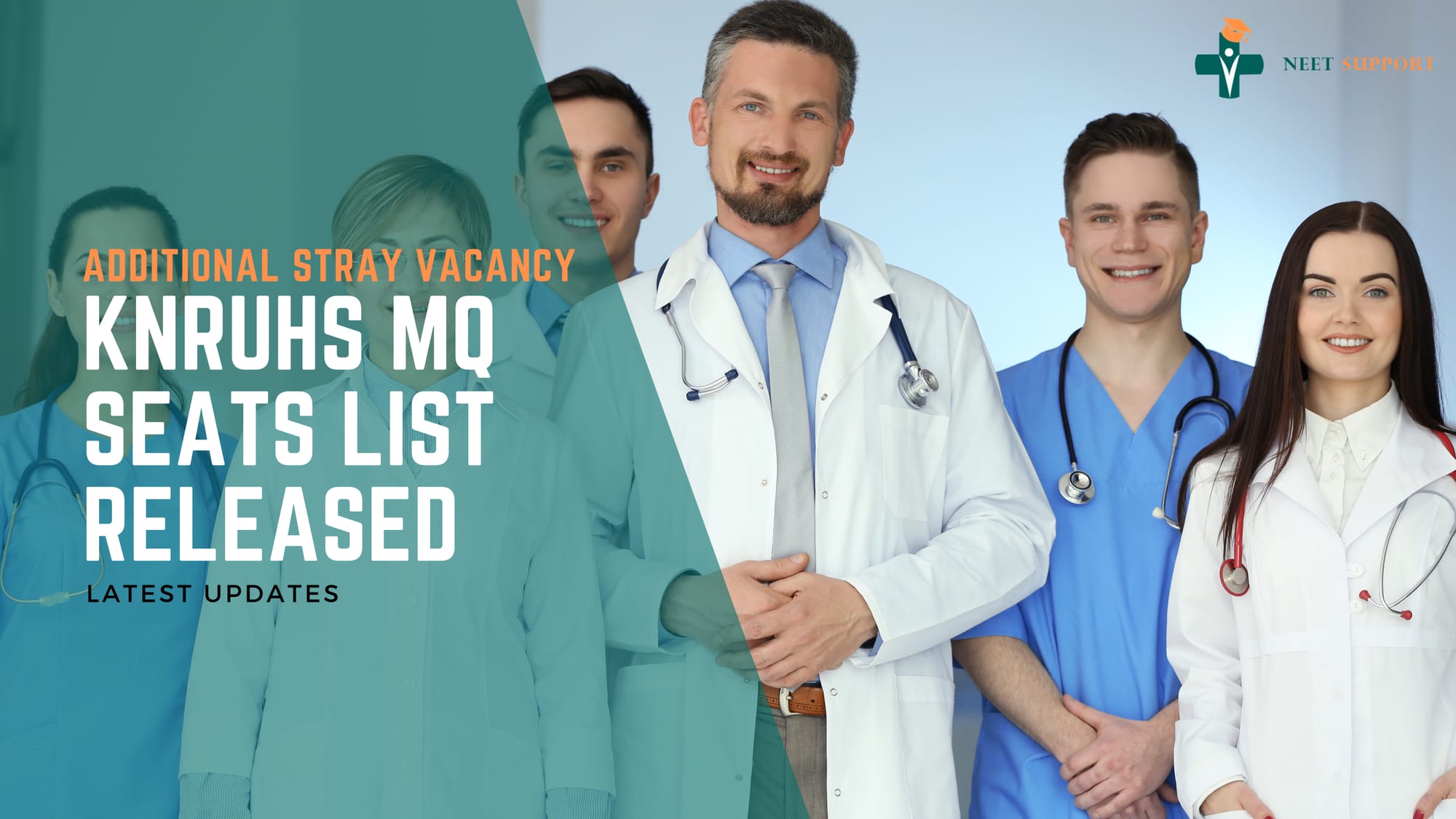 Cover Image for KNRUHS MQ Additional Stray Vacancy Update- Seats List Released