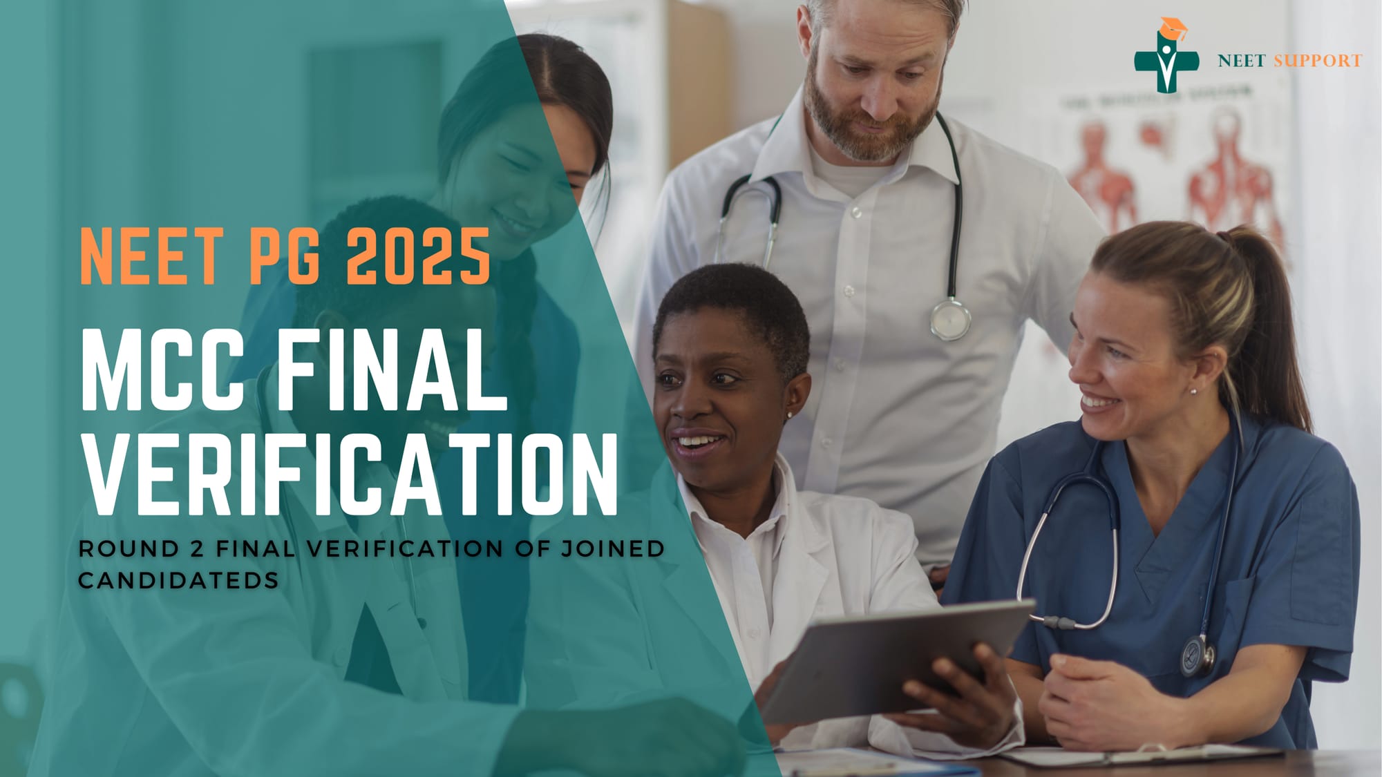 MCC NEET PG Round 2: Final Verification of Joined Candidates