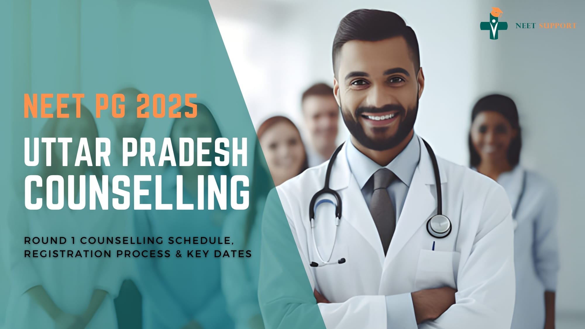 Cover Image for UP NEET PG 2025: Round 1 Counselling Schedule, Registration Process & Key Dates