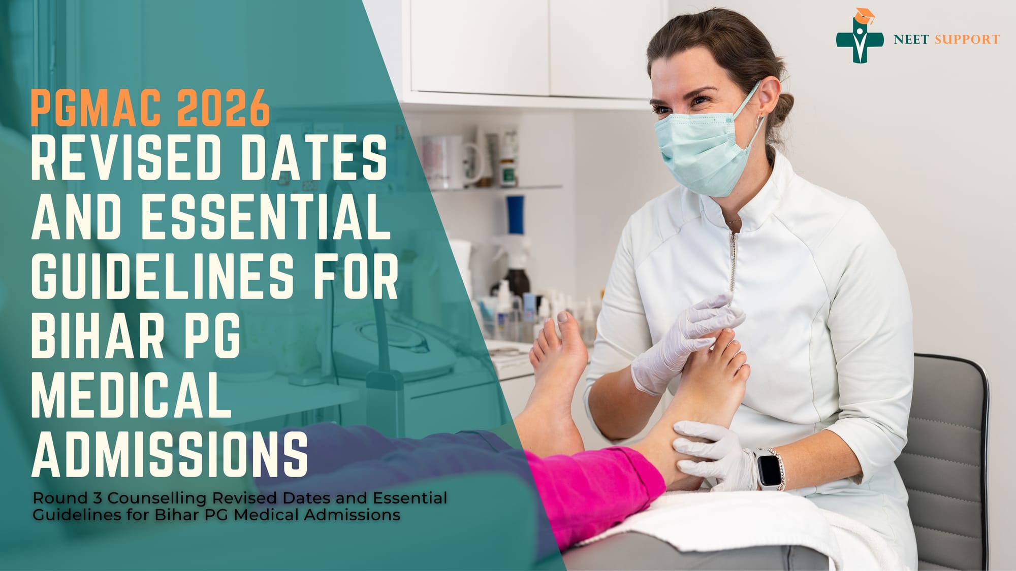 Cover Image for PGMAC 2026 Round-3 Counselling: Revised Dates and Essential Guidelines for Bihar PG Medical Admissions