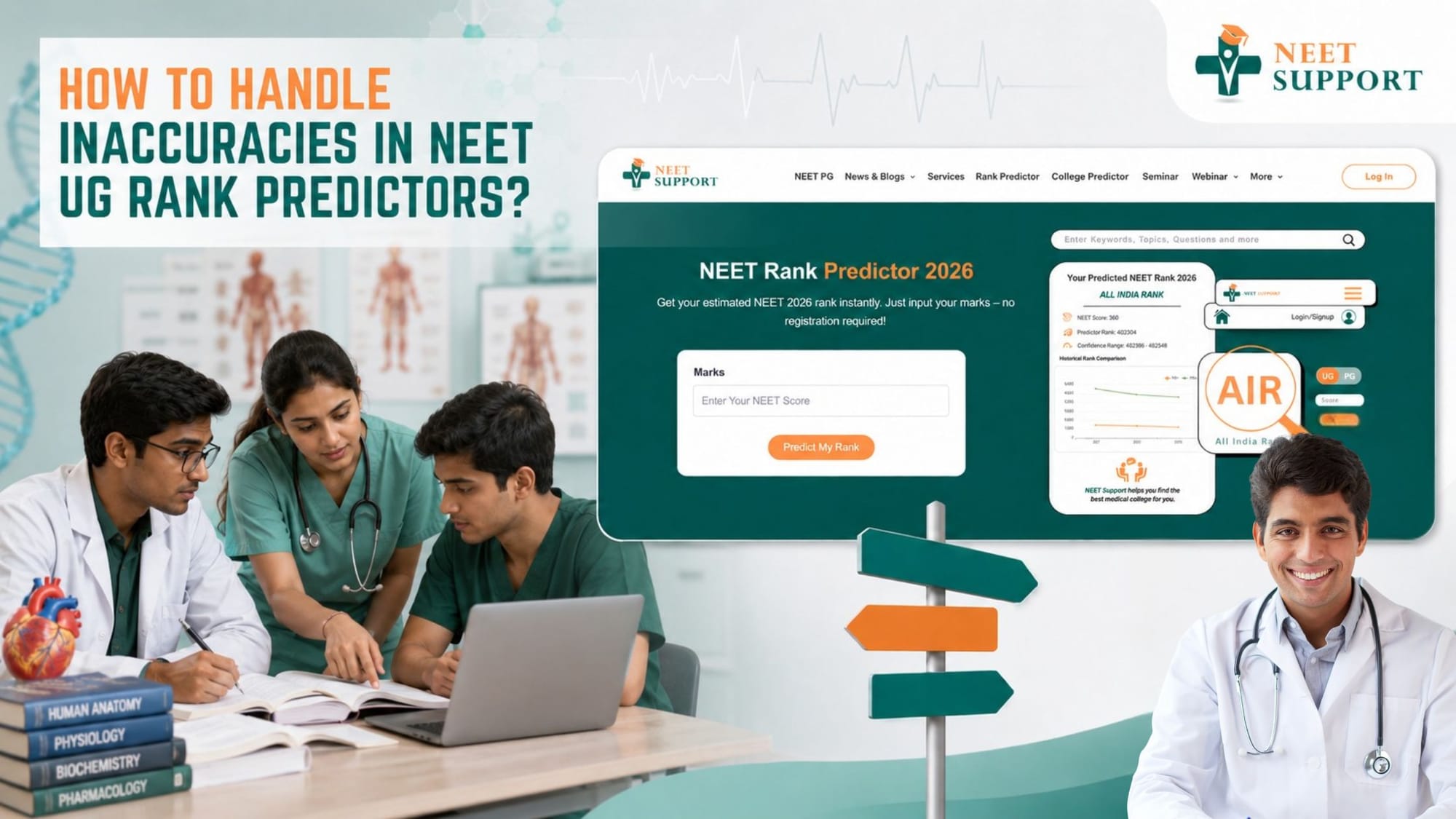 Cover Image for How To Handle Inaccuracies In NEET UG Rank Predictors