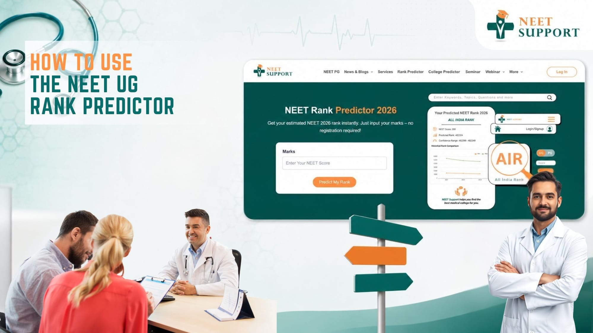 How to Use NEET-UG Rank Predictor