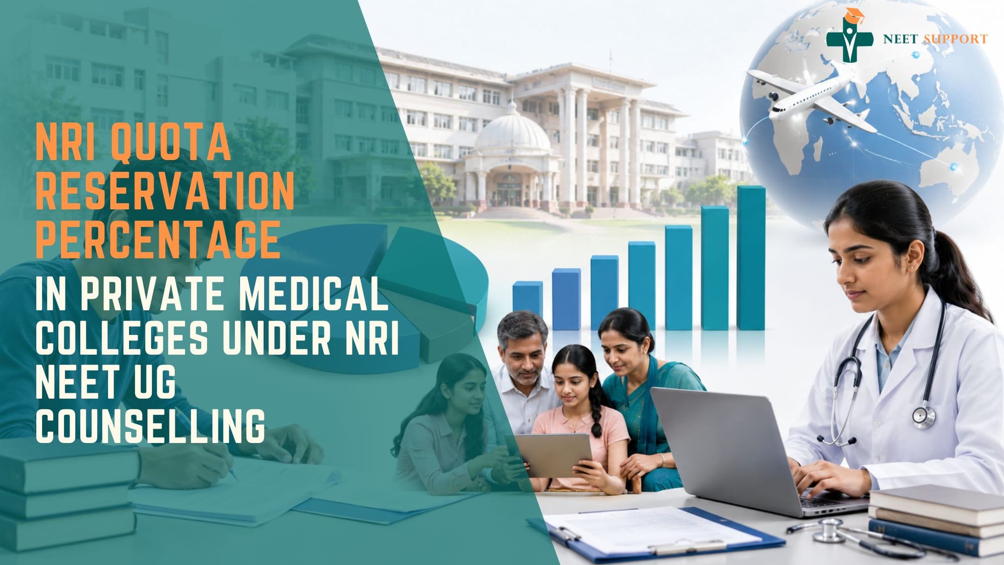Cover Image for NRI Quota Reservation Percentage In Private Medical Colleges Under NRI NEET UG Counselling