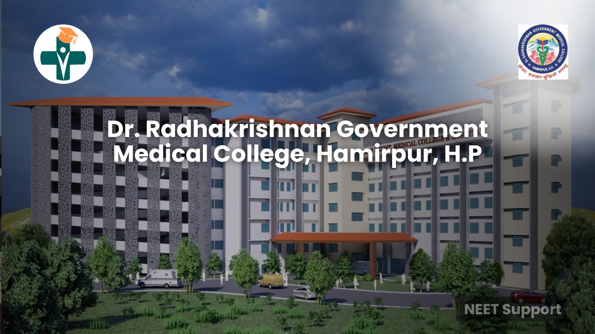 Cover Image for Dreaming of Dr. Radhakrishnan Government Medical College, Hamirpur, H.P ? Here's Everything You Need to Know - MBBS Admission, Fees, NEET Cutoff