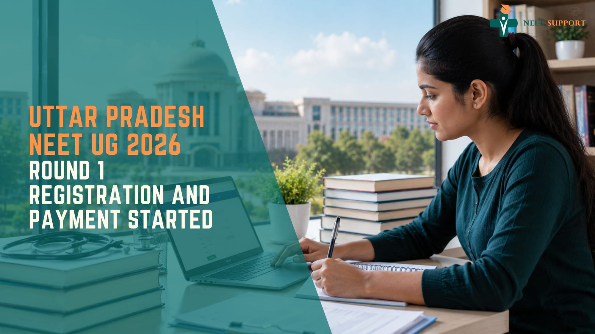 Cover Image for Uttar Pradesh NEET UG 2026 – Round 1 Registration & Payment Started