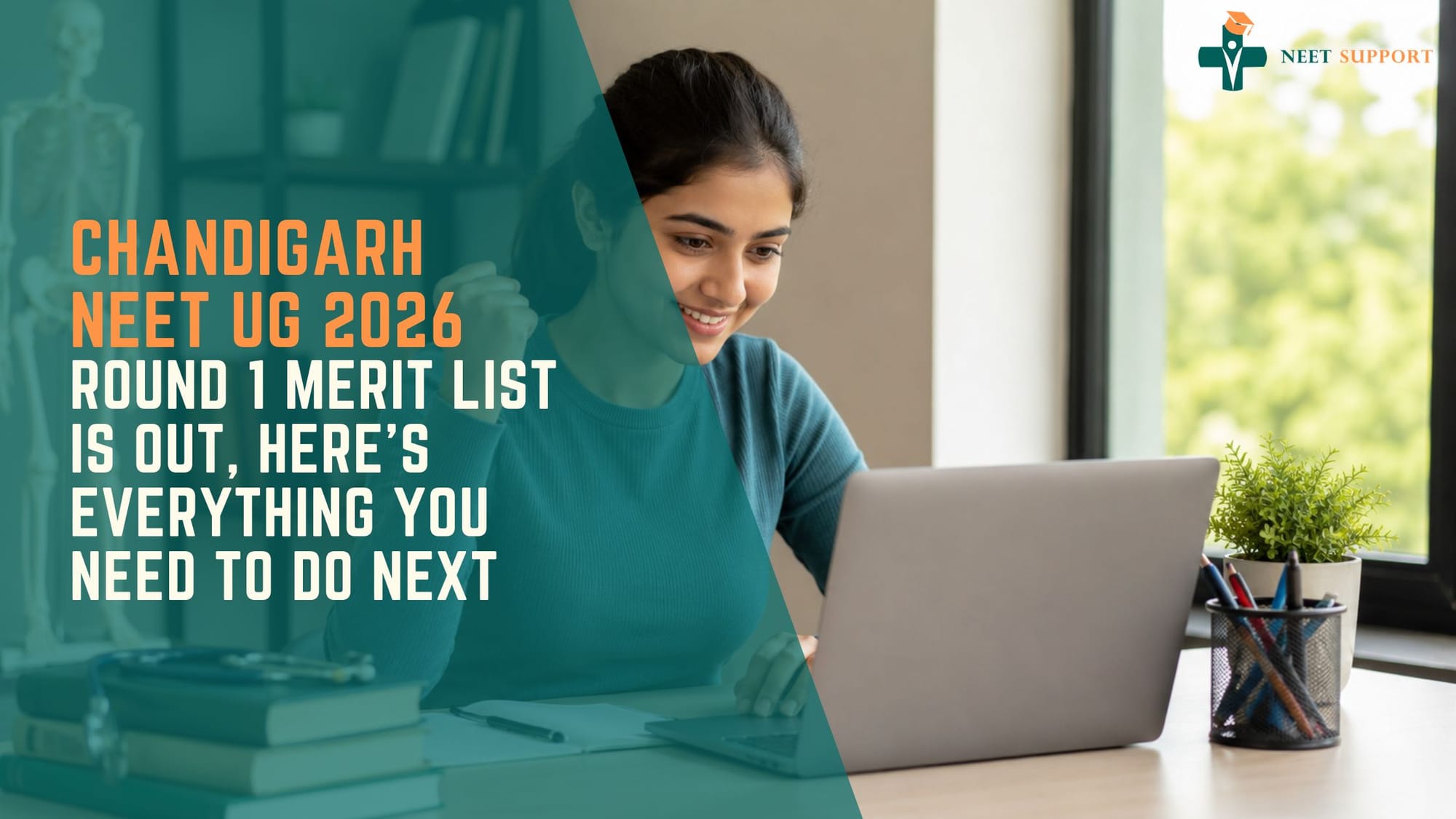 Cover Image for Chandigarh NEET UG 2026: Round 1 Merit List Is Out, Here's Everything You Need To Do Next