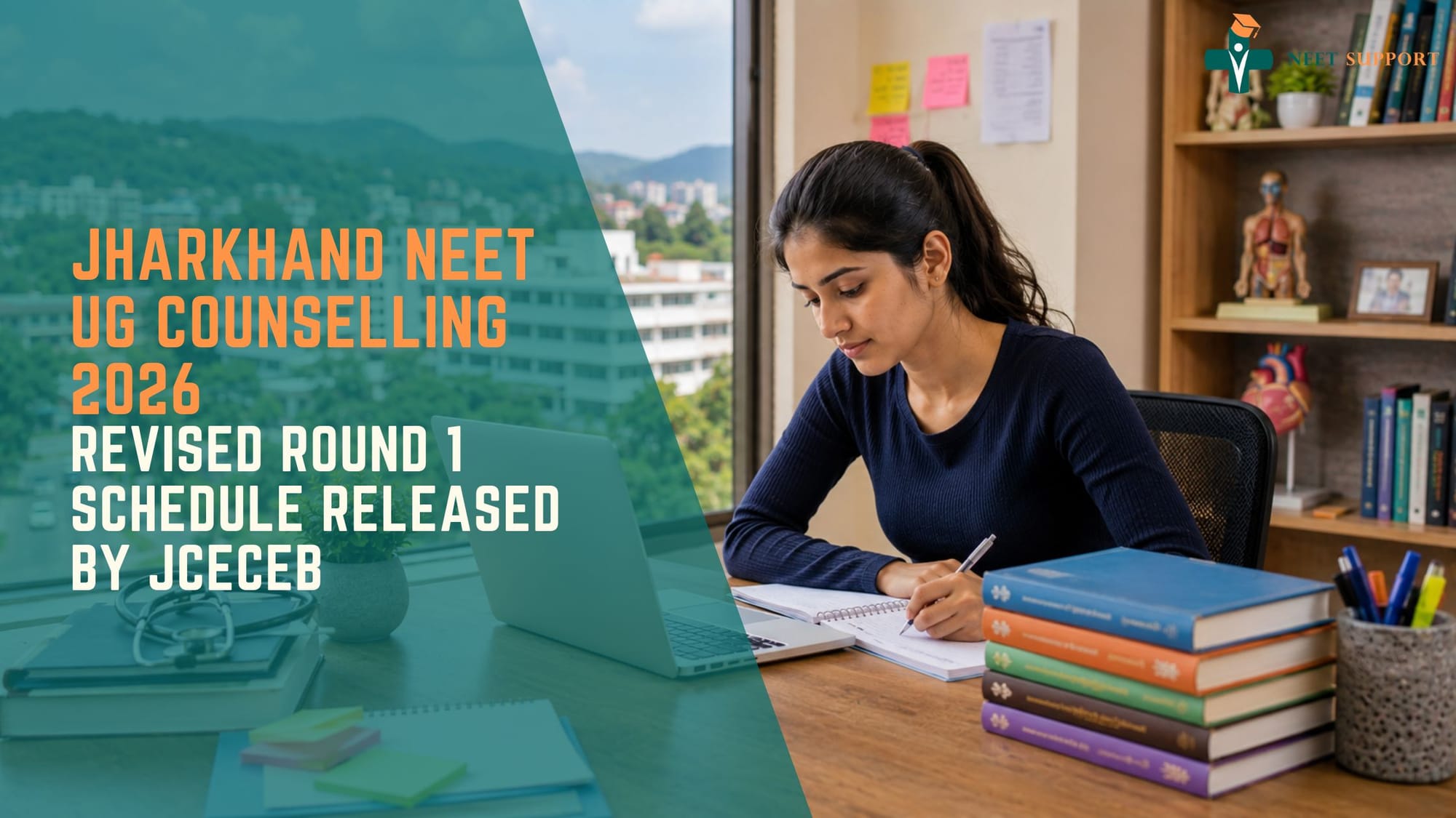 Cover Image for Jharkhand NEET UG Counselling 2026: Revised Round 1 Schedule Released by JCECEB