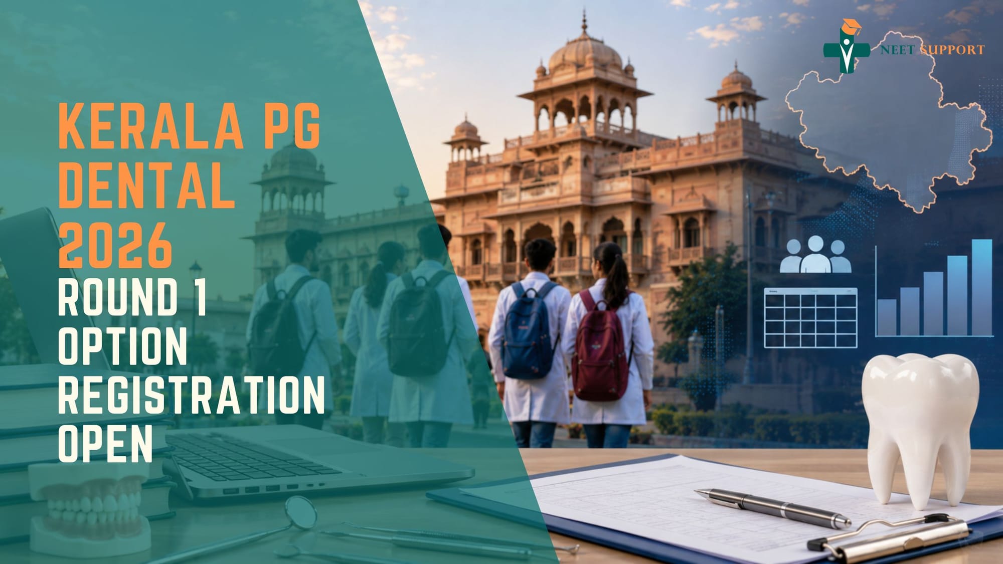Cover Image for Kerala PG Dental 2026: Round 1 Option Registration Open