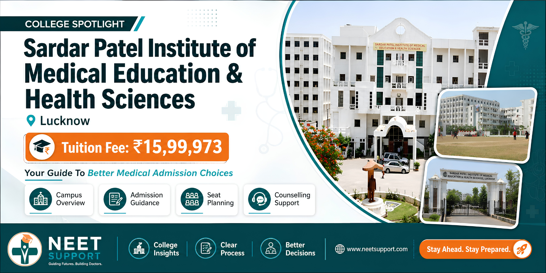 Cover Image for Sardar Patel Institute of Medical Sciences, Lucknow: A New College Still Filling In Its Own Details