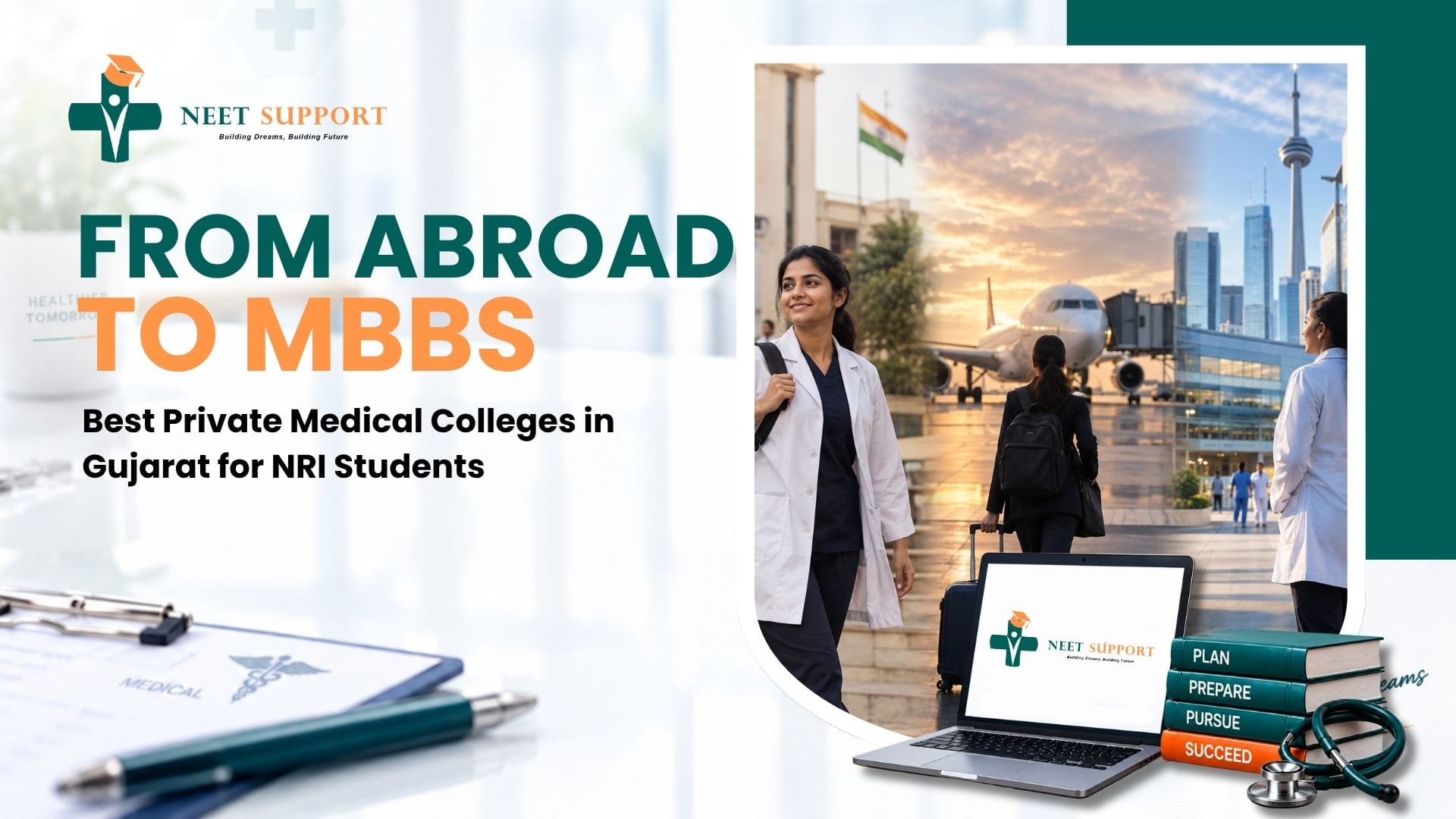 Cover Image for From Abroad to MBBS: Best Private Medical Colleges in Gujarat for NRI Students