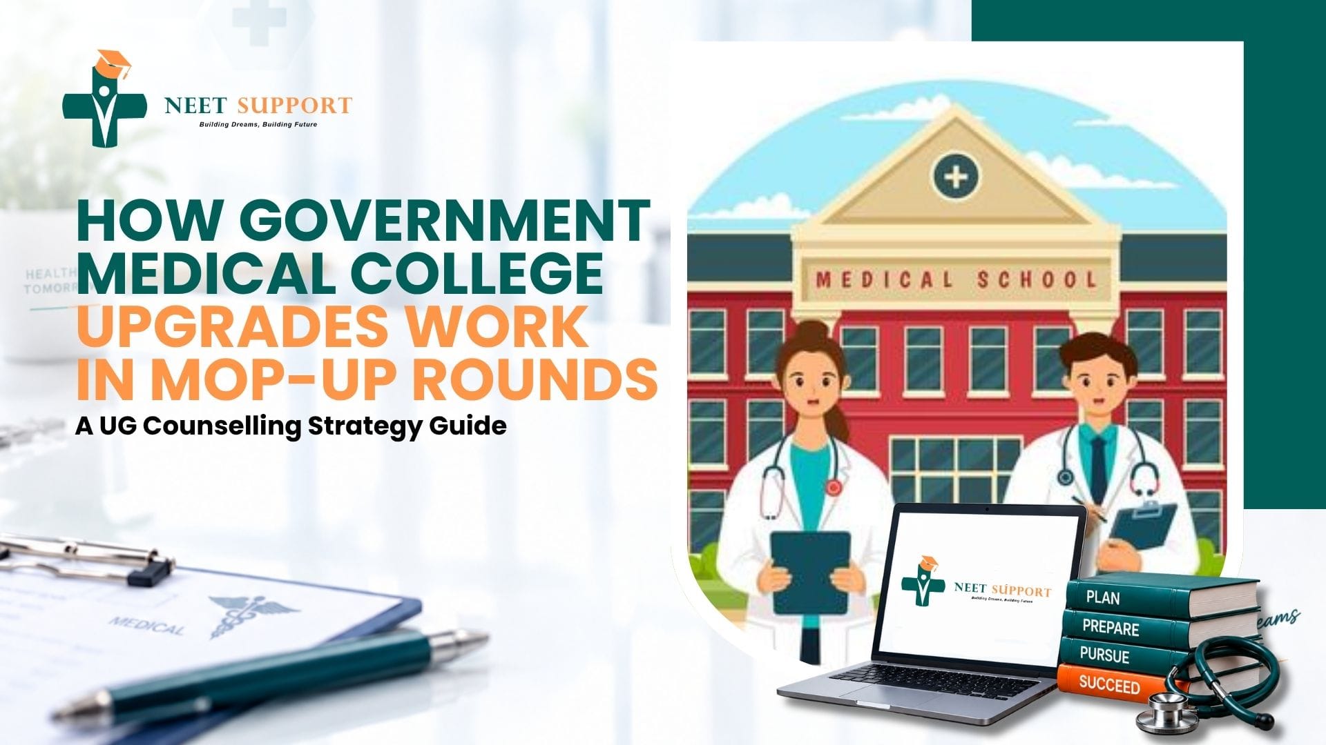 Cover Image for How Government Medical College Upgrades Work in Mop-Up Rounds: A UG Counselling Strategy Guide