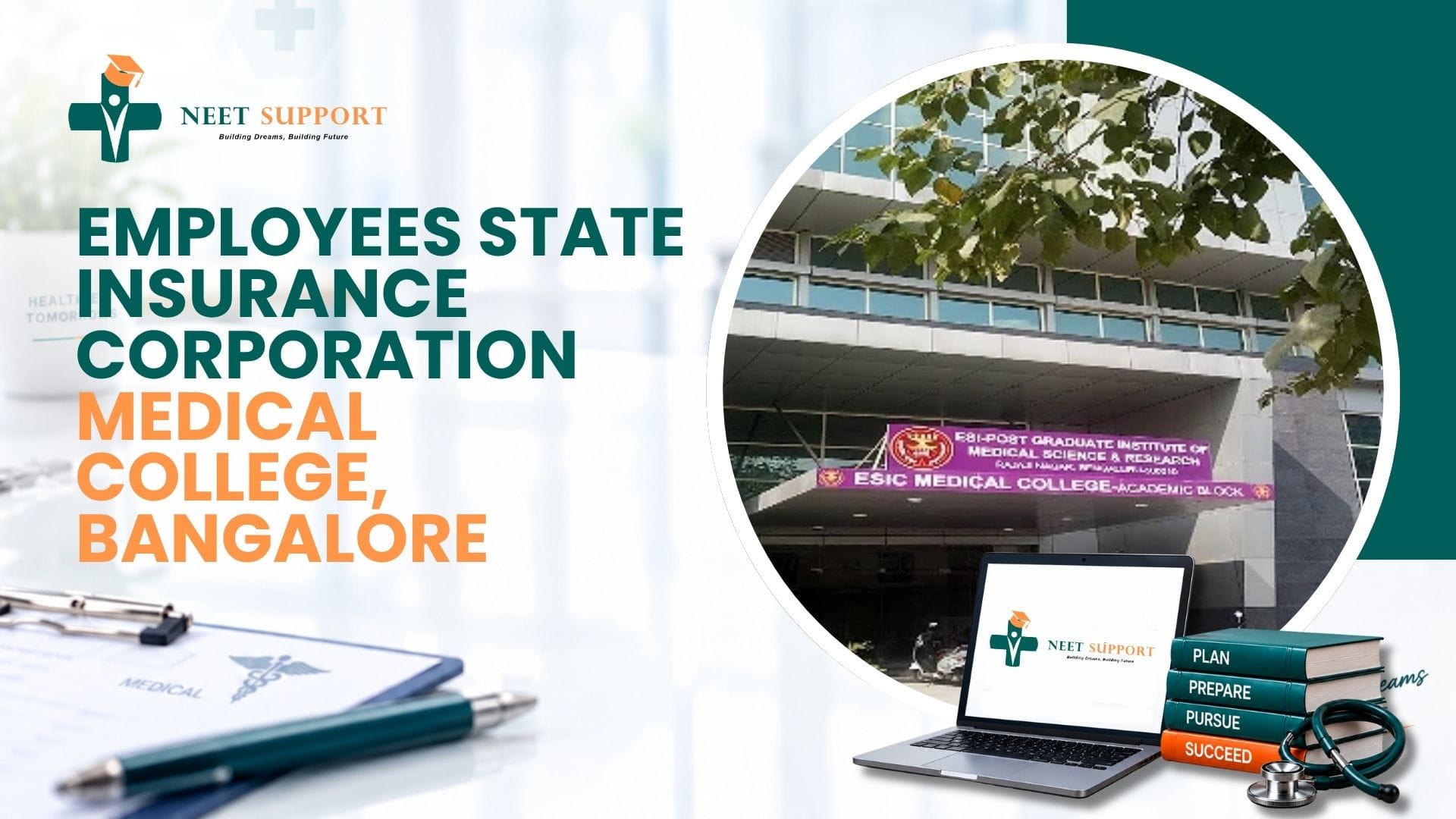 Cover Image for Employees State Insurance Corporation Medical College, Bangalore – MBBS Admission, Fees, Cutoff, Courses & Counselling 2026
