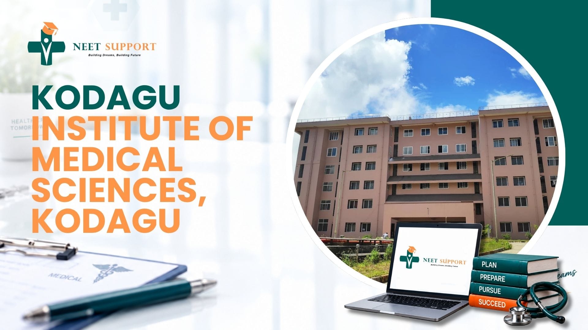 Cover Image for Kodagu Institute of Medical Sciences, Kodagu– MBBS Admission, Fees, Cutoff, Courses & Counselling 2026