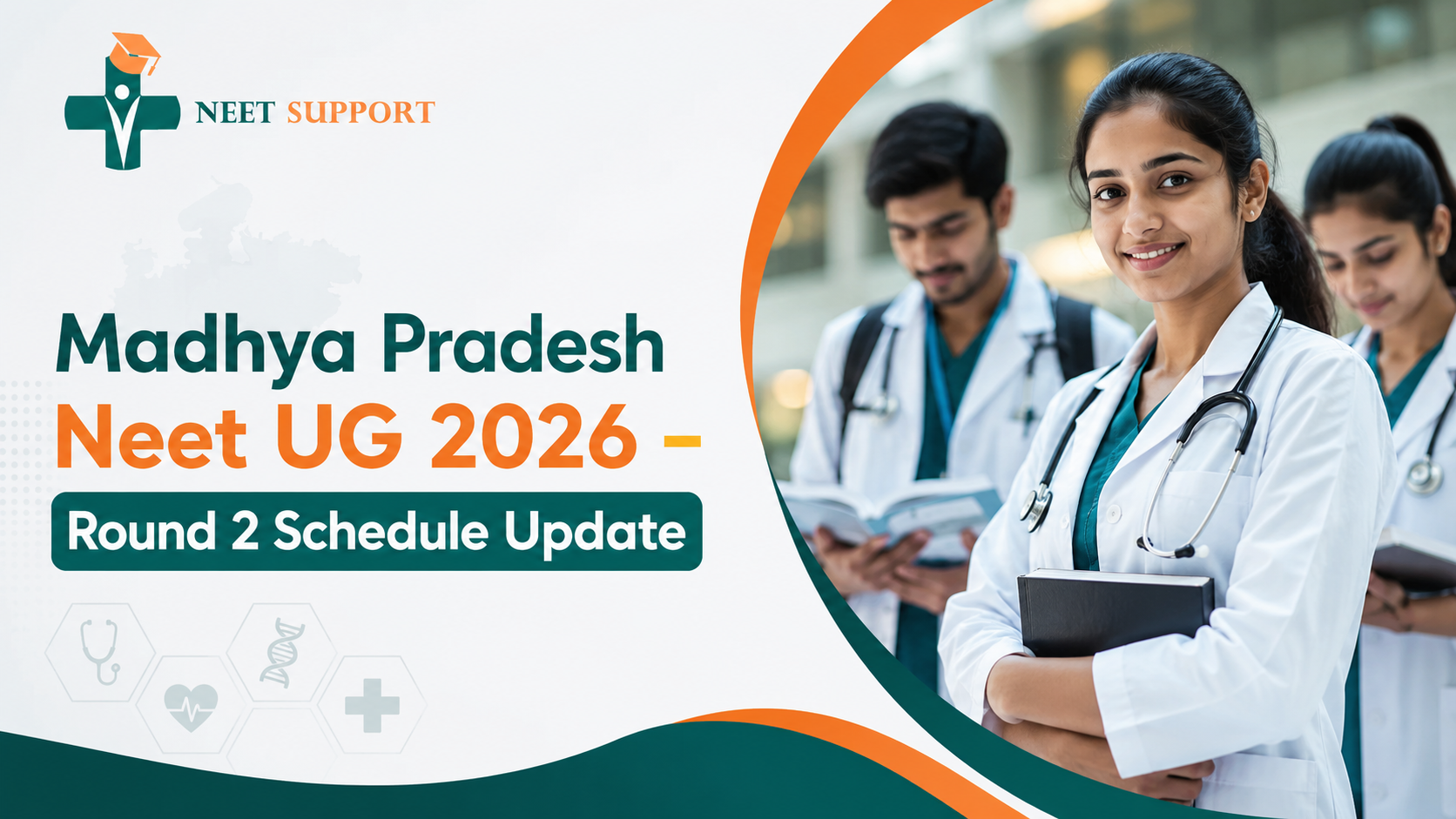 Cover Image for Madhya Pradesh NEET UG 2026 – Round 2 Schedule Update