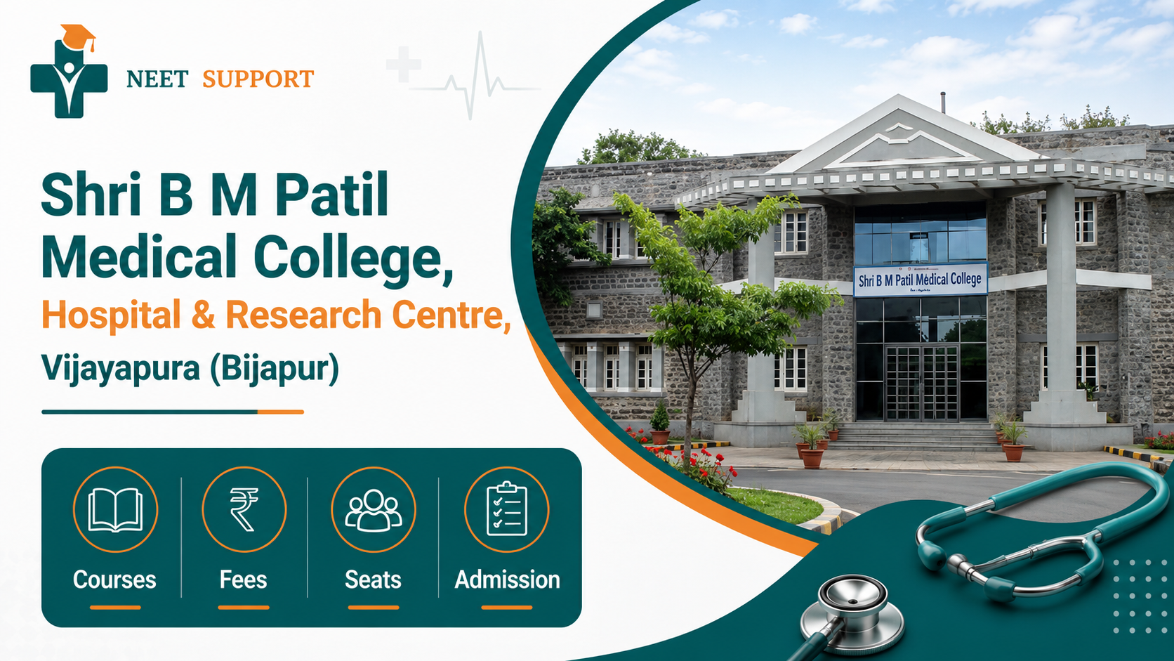 Cover Image for Shri B. M. Patil Medical College, Hospital & Research Centre, Vijayapura(Bijapur), a Popular Choice for MBBS