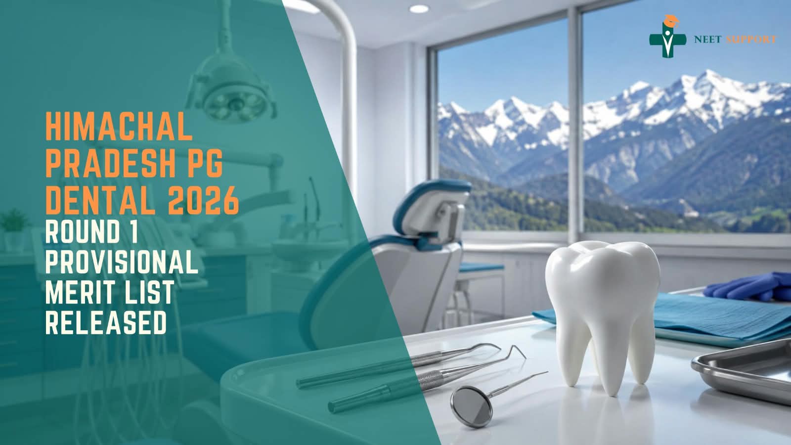 Cover Image for Himachal Pradesh PG Dental 2026: Round 1 Provisional Merit List Released