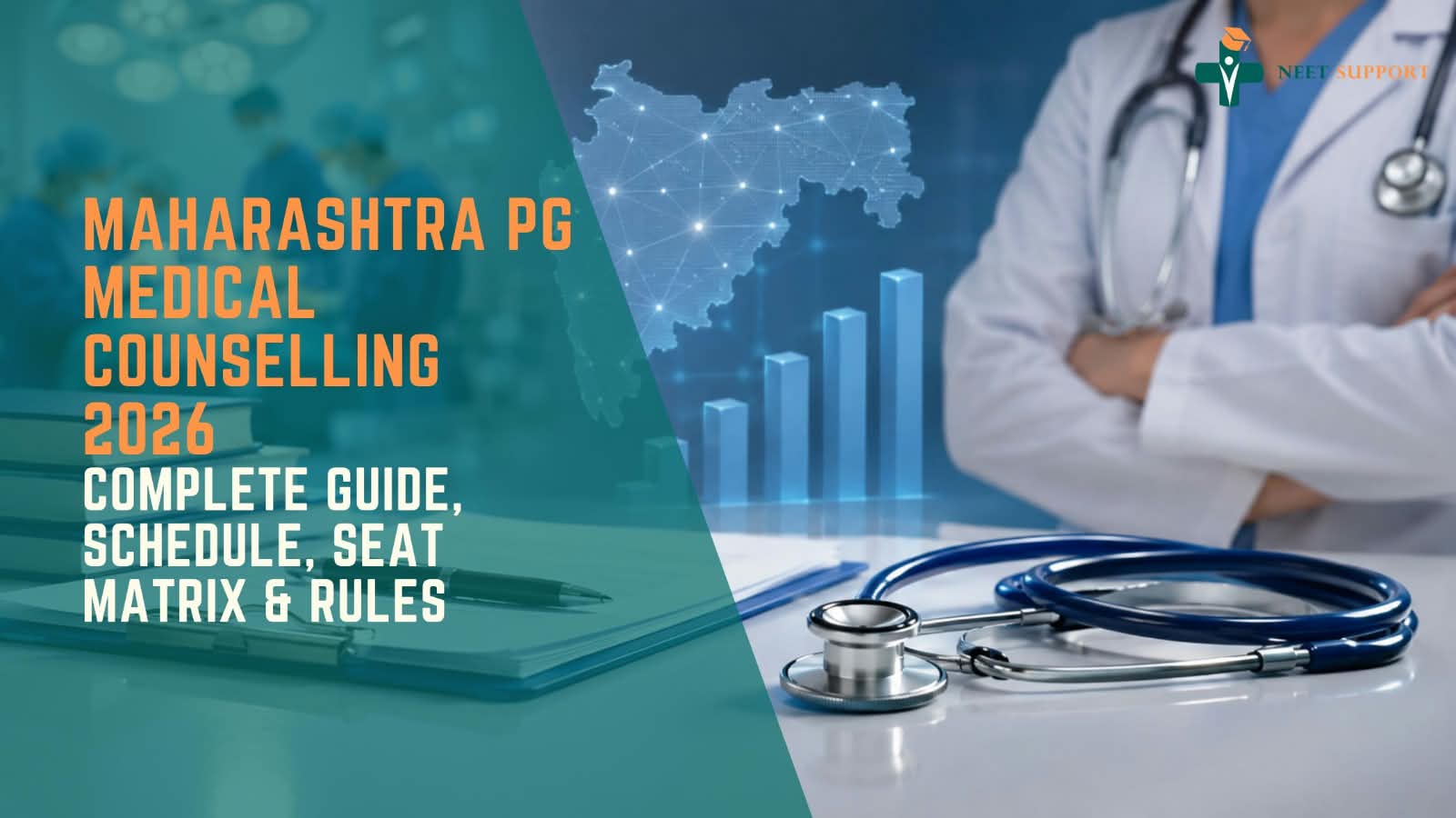 Cover Image for Maharashtra PG Medical Counselling 2026: Complete Guide, Schedule, Seat Matrix & Rules