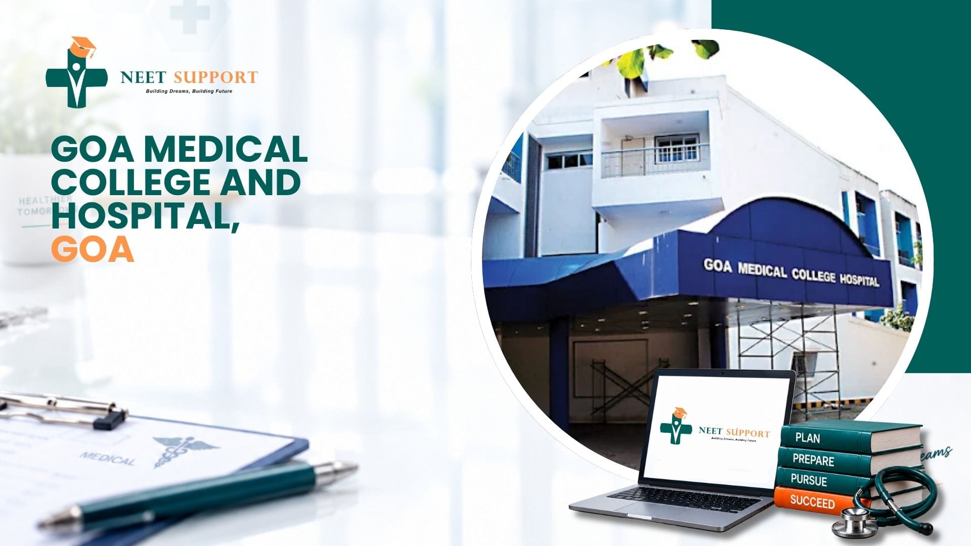 Cover Image for Goa Medical College & Hospital, Goa: MBBS Fees, Admission, Cutoff, Courses & More