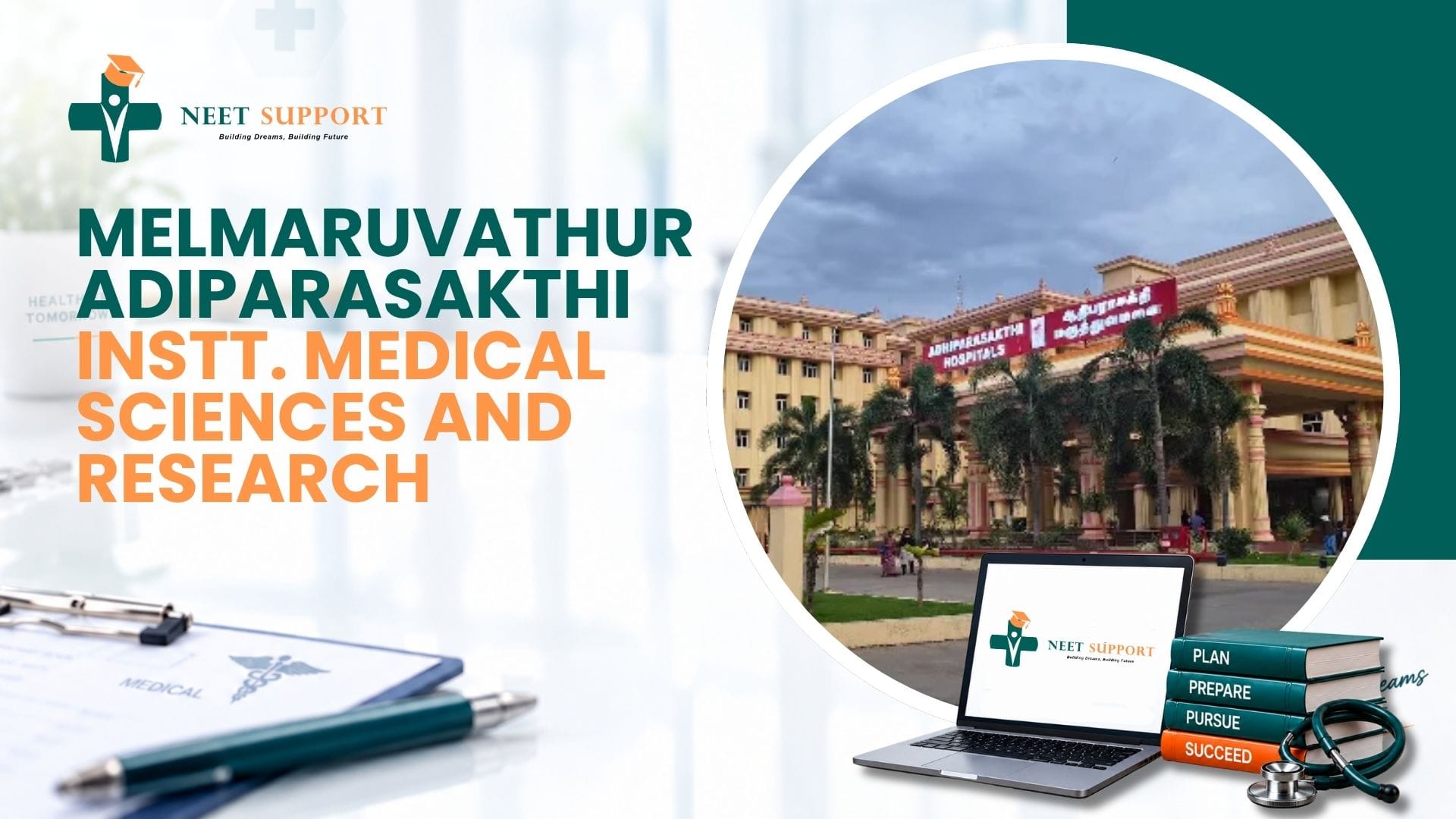 Cover Image for Melmaruvathur Adhiparasakthi Institute of Medical Sciences and Research 2026-27: Admission, Fees, Cutoff & Full Review